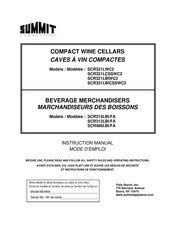Summit SCR312LBI/FA Mode D'emploi
