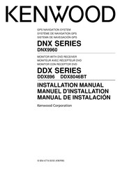 Kenwood DNX9960 Manuel D'installation