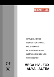 Oscartielle MEGA HV TN 150 Mode D'emploi