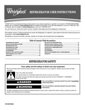Whirlpool WSF26C2EXF Instructions D'installation
