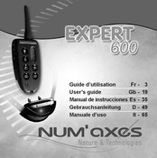 Num'axes EXPERT 600 Guide D'utilisation