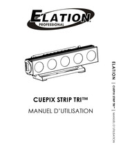 Elation Professional CUEPIX STRIP TRI Manuel D'utilisation