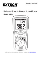 Extech Instruments 382252 Manuel D'utilisation