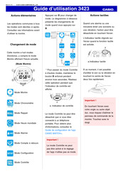 Casio STB-1000 Guide D'utilisation