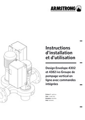 Armstrong Design Envelope 4302 IVS Série Instructions D'installation Et D'utilisation