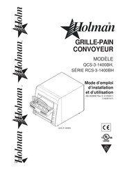 Holman QCS-3-1400BH Mode D'emploi Et D'installation