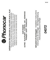 Phonocar 04072 Instructions De Montage