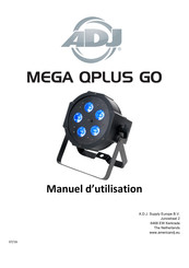 ADJ MEGA QPLUS GO Manuel D'utilisation