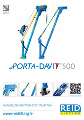 REID LIFTING PORTA-DAVIT 500 Manuel De Montage/D'utilisation