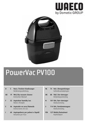 Dometic GROUP WAECO PowerVac PV 100 Notice D'emploi