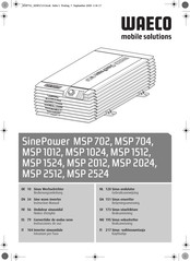 Waeco SinePower MSP 2012 Notice D'emploi