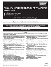 Weber Smokey Mountain Cooker 14 Mode D'emploi