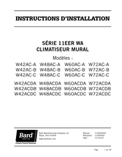 Bard W42ACDA Instructions D'installation