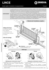 Erreka LINCE Guide Rapide D'installation Et Programmation