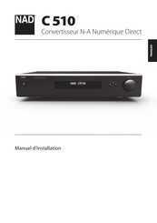 NAD C 510 Manuel D'installation