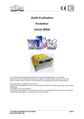 WilTec 50036 Guide D'utilisation