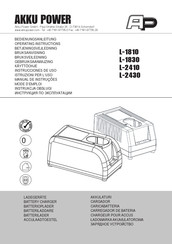 Akku Power L-2430 Mode D'emploi