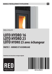 Red Heating LOTO HYDRO 16 Manuel D'installation Et D'utilisation