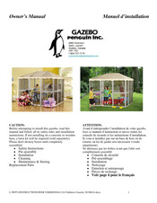 Gazebo Penguin 41124 Manuel D'installation