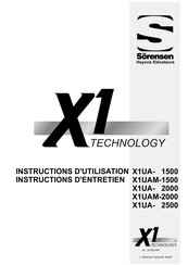 Sorensen X1UAM-2000 Instructions D'utilisation Et D'entretien