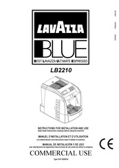 LAVAZZA LB2210 Manuel D'installation Et D'utilisation