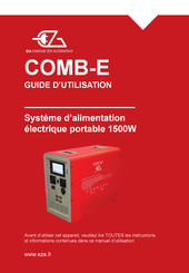 EZA COMB-E Guide D'utilisation