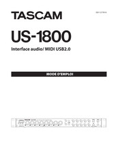 Tascam US-1800 Mode D'emploi