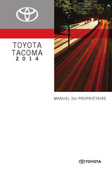 Toyota TACOMA 2014 Manuel Du Propriétaire