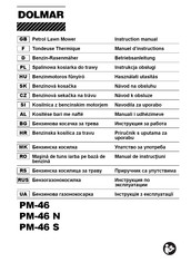 Dolmar PM-46 S Manuel D'instructions