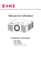 Eiki EK-500UL Manuel De L'utilisateur