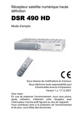 Schwaiger DSR 490 HD Mode D'emploi