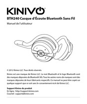 Kinivo BTH240 Manuel De L'utilisateur