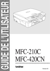 Brother MFC-420CN Guide De L'utilisateur