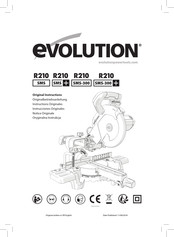 Evolution R210SMS-300 Notice Originale