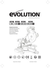 Evolution R210SMS+ Notice Originale