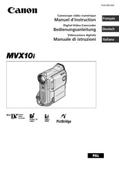 Canon MVX10i Manuel D'instruction