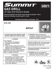 Weber E/S-470 Guide De L'utilisateur