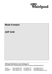 Whirlpool ADP 5440 Mode D'emploi