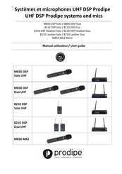 Prodipe M850 DSP Solo Manuel Utilisateur