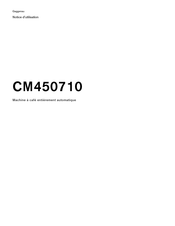 Gaggenau CM450710 Notice D'utilisation