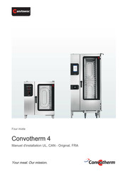 Manitowoc Convotherm 4 12.20 Manuel D'installation