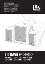 LD Systems LDDAVE10G3 Série Manuel D'utilisation