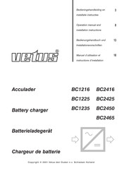 Vetus BC2416 Manuel D'utilisation Et Instructions D'installation