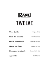 Rane Twelve Guide D'utilisation