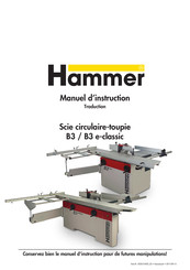 Hammer B3 Manuel D'instruction
