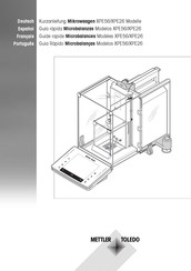 Mettler Toledo XPE56 Guide Rapide