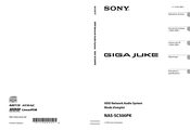 Sony GIGA JUKE NAS-SC500PK Mode D'emploi