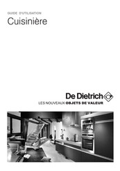 De Dietrich DCV 1568 W Guide D'utilisation