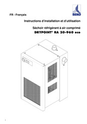 Beko DRYPOINT RA eco 190 Instructions D'installation Et D'utilisation