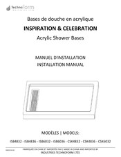 Technoform INSPIRATION & CELEBRATION CSK4836 Manuel D'installation